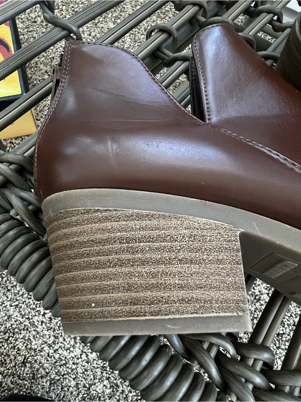 New Cushionaire Women's Faux Leather Ankle Brown Boots Size 8 - Picture 9 of 11